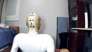 Reni's Dream 7! Trying to unmask from female mask Reni! - 9 image