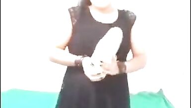 transvestite elizabeth breaking her anus with extreme mega anal insertion with rare objects - 5 image