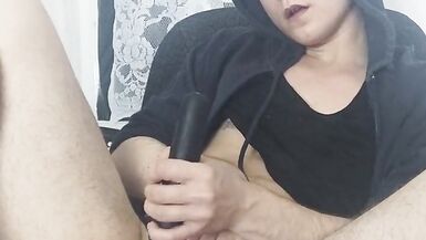 FtM trans boy  Innar jerking off before bedtime - 5 image