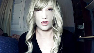 Bunny May Pt3! Female mask girl unmasks out of her bunny to double mask in May!