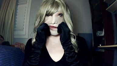 Bunny May Pt3! Female mask girl unmasks out of her bunny to double mask in May! - 13 image