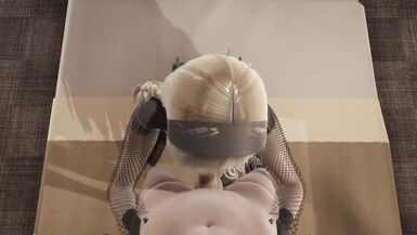 A2 FUTA X BLONDE OPERATOR LICKING DICK THREESOME FUCKED - 2 image