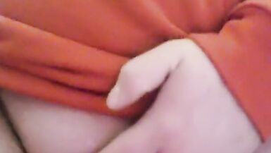 FTM fucks big dildo (cums hard) - 11 image