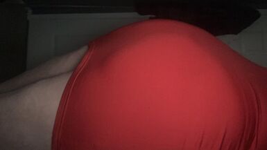 Trans sissy Michelle showing her goods to daddy - 1 image