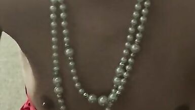 Trans sissy Michelle showing her goods to daddy - 4 image