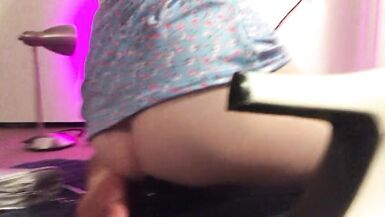 Astrid Apathy poses and toys ass a little - 15 image