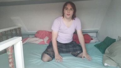 Horny femboy shamelessly fucks himself - 3 image