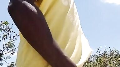 Flashing my black dick to strangers - 12 image