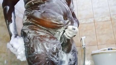 Showering my chubby body - 10 image