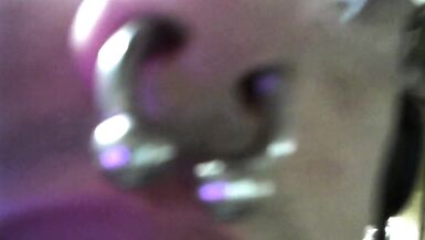 i stretched my septum to 8 gg now im so happy - 15 image