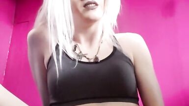 REAL FUTANARI JOI GOTH CHATURBATE WEBCAM GF SHOWS YOU HOW TO MILK YOUR COCK : Viii RedEyesBadDragon - 11 image