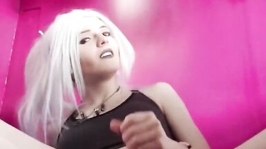 REAL FUTANARI JOI GOTH CHATURBATE WEBCAM GF SHOWS YOU HOW TO MILK YOUR COCK : Viii RedEyesBadDragon