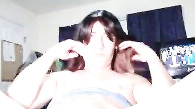 Ellie masturbates for hard cockanal - 12 image