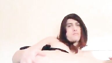 I finger my ass while I jersey not cum so hard! - 8 image