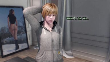 3D Shemale MILF fucks Guy in Anal and Mouth - Animated Futa on Male where Guy want Dickgirl's Cock - 6 image