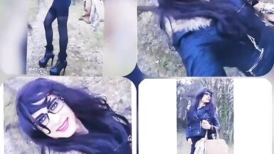 Teen crossdresser sexy french celia cross trans femboy - 2 image