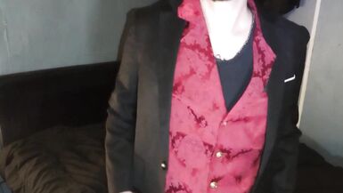 FTM Taking off My Suit in Bed and Cumming for You - 2 image