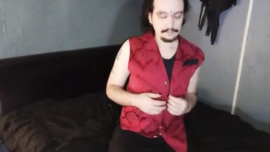 FTM Taking off My Suit in Bed and Cumming for You - 3 image