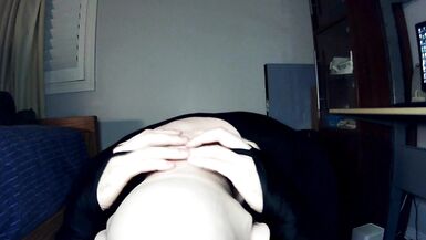 Bunny May End! Female mask girl removes her hand gloves and unmasks from female masks! - 6 image