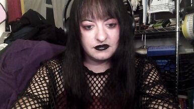 HOT Goth transgirl webcam chat - 10 image