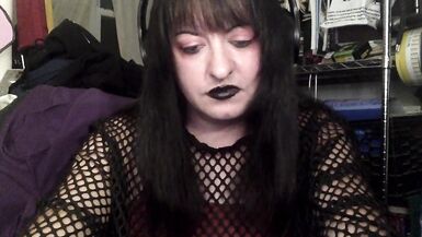 HOT Goth transgirl webcam chat - 12 image