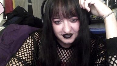 HOT Goth transgirl webcam chat - 13 image