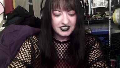 HOT Goth transgirl webcam chat - 14 image