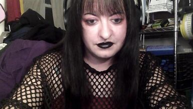 HOT Goth transgirl webcam chat - 2 image