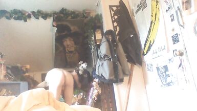 Pink Fairy Goth Femboy in Pink Tulle Masturbates and Reads Literature - 3 image