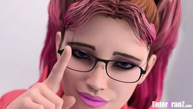 Slutty trans characters take BBC in all available holes - 1 image