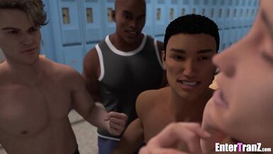 A BBC Boss, BBC Friend, BBC footballer, and a BBC homie pound wet trans asshole - 8 image