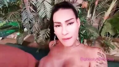 Big Booty TGirl Evelyn - Big Ass Drilled - 9 image