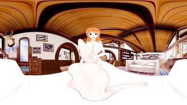 VR One Piece - FutaNami | Male taker pov - 12 image