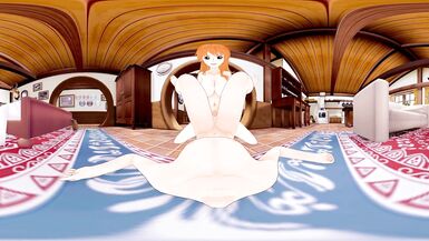 VR One Piece - FutaNami | Male taker pov - 5 image