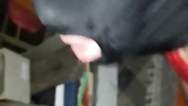 Piss drinking when he sucks and deepthroat on a hooded trans - 5 image