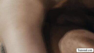 Horny fat stepdad analed by TS stepteen - 12 image