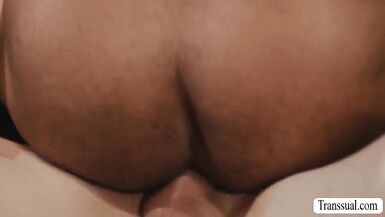 Horny fat stepdad analed by TS stepteen - 14 image