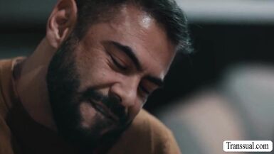 Horny fat stepdad analed by TS stepteen - 3 image