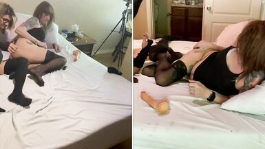 The Sexy, Slutty Sissy Stepsisters At Home Alone And Pleasing Each Other - 11 image