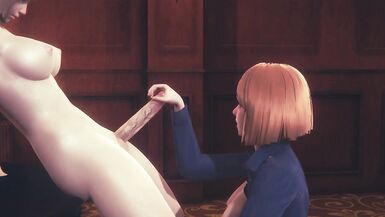 Jujutsu Kaisen Hentai - Nobara Handjob and 69 with Futanari - 2 image