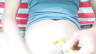 Shaving Time With Anal Plug - 7 image