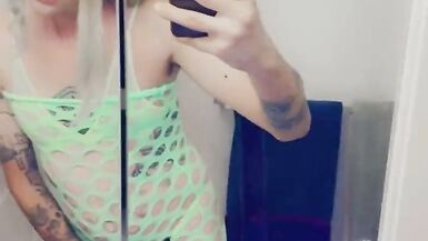 Sexy Fishnet Lingerie Babe - 11 image