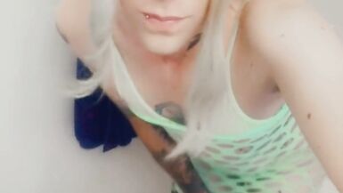 Sexy Fishnet Lingerie Babe - 3 image