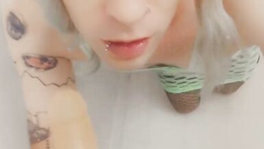 Sexy Fishnet Lingerie Babe - 5 image