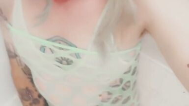 Sexy Fishnet Lingerie Babe - 8 image