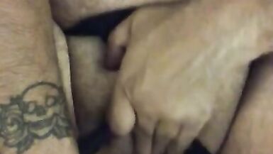 FTM bear chub playing in a jock - 11 image