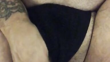 FTM bear chub playing in a jock - 9 image