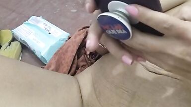 Mi novio me masturba mientras estoy en videollamada caliente 