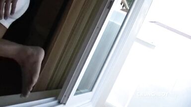 62 Straight boy curious fucked and fucking trans latina big cock trans - 2 image