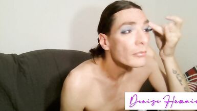 Transformation from a normal guy into a horny made-up sissy sex whore that can be used hard and dirty for hours. - 4 image